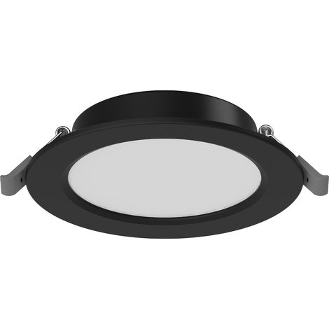 Mexen LDRR panneau de plafond LED encastré fi 12 cm, 6W, Froid - 6500K, 450 lm, noir - L210-012-0665-70 (1/5)