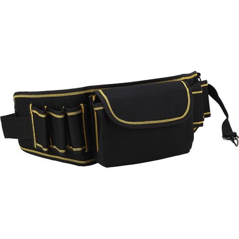 Sacoche à outils professionnelle en tissu Oxford, sacoche banane pour électriciens, mécaniciens, charpentiers et artisans (1/5)