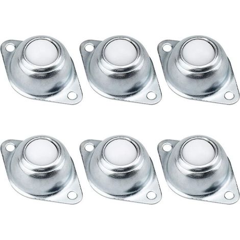 Lot de 6 Mini Roulette Transfert à Billes en Nylon Rouleaux à Billes pour Meuble (1/5)