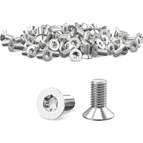 Lot de 100 vis à tête fraisée M3 x 6 mm - Vis Torx A2 V2A (1/5)