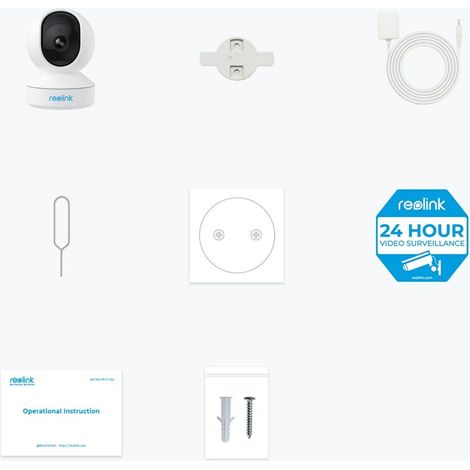 Cámara IP Reolink E320 3MP con WiFi, visión nocturna y control por voz Alexa/Google (1/3)