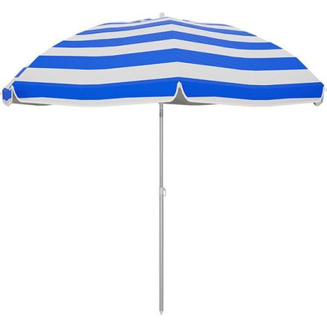 Marbueno Sombrilla Polyester Aluminio Funda Azul Oscuro 160 cm