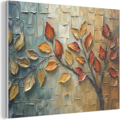 CUADRO ACÚSTICO Árbol - Abstracto - Naturaleza - Arte Absorbe el sonido 100x70 (1/5)