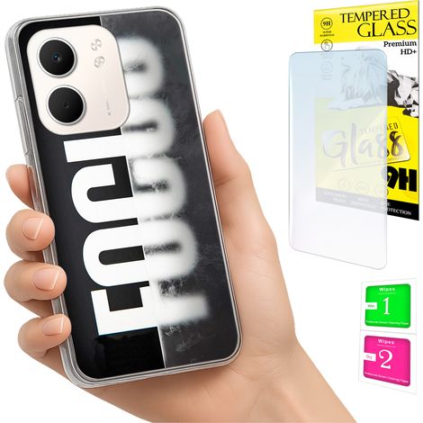 Coque pour Oppo A5X, coque arrière avec protection photo et verre trempé 9H (1/5)