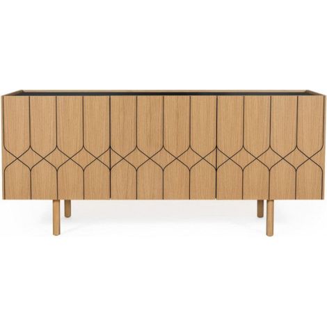 Buffet Design en Bois Massif "Porto II" 175cm Chêne (1/5)