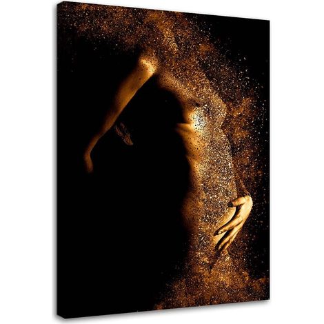 Quadro su tela, Cervo tra i cespugli - 70x100 (1/5)