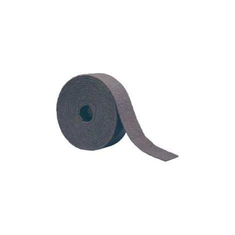 Rouleau de non-tissé abrasif L.10m l.100mm fin rouge-brun 10m/RL TECWERK (1/2)
