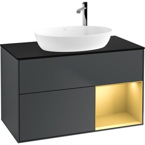 Villeroy & Boch G902HFHG Meuble sous-lavabo Finion G90 (1/2)