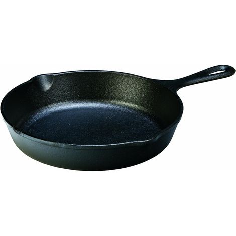 Poêle en fonte 15 cm avec becs verseurs, pré-assaisonnée, (1/5)