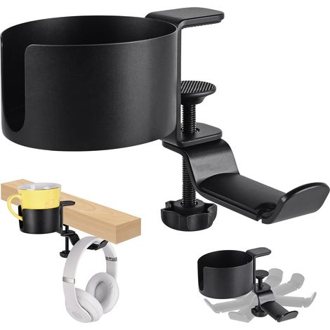 Support pour casque audio - noir