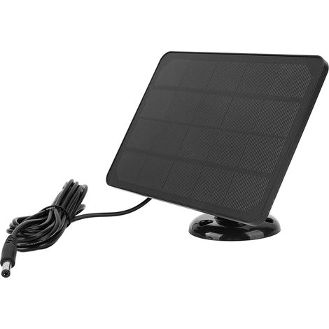 Panneau solaire 4W 5V noir étanche IP65, carte de charge pour ventilateurs et lampes (1/5)