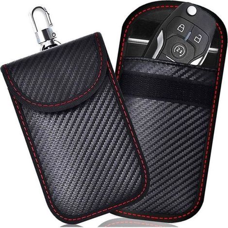 Pochettes Blocage Signal RFID pour Clé Voiture - Todoxi - Lot de 2 - Taille 10 x 14cm (1/4)
