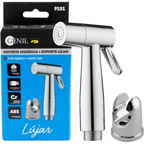 Ensemble de douche Lujar, ABS chromé, raccord 1/2".