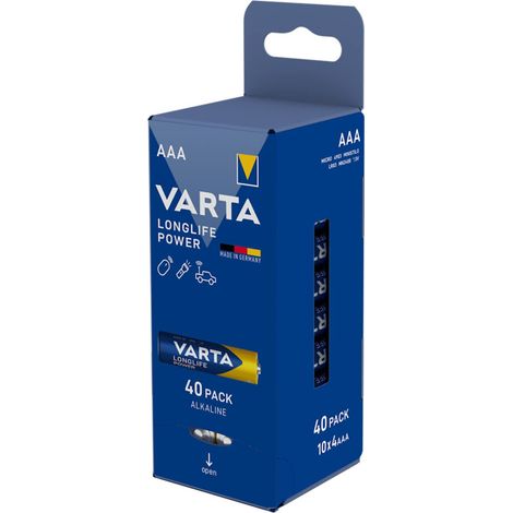 pile alcaline AAA LR03 pour Accessoires et entretien VARTA 4903121194