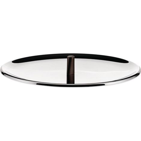 Alessi Coperchio Edo Acciaio Inox con Pomolo Marrone (1/5)