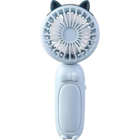 Ventilateur portable mini, pliable et rechargeable par USB, idéal pour les voyages, le camping et le bureau à domicile (1/5)