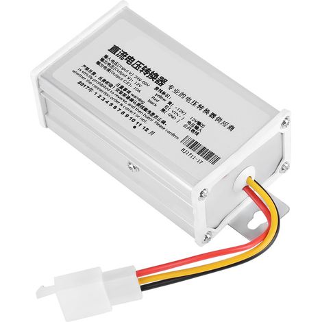 Adaptateur convertisseur DC 24V-60V vers 12V-10A 120W pour scooter électrique