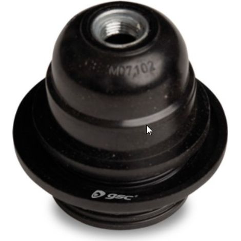 Bakelit Lampenfassung Halbgewinde E27 Schwarz GSC 002200734