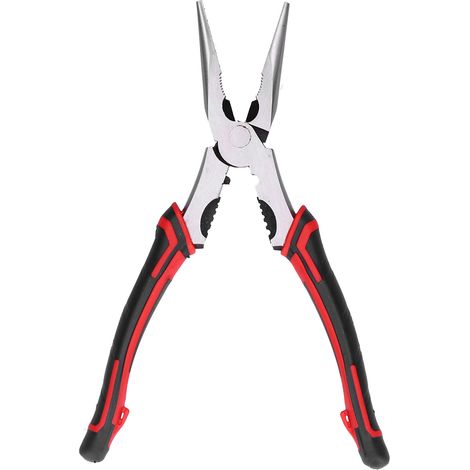 Pince coupante de précision à bec effilé, corps en acier chrome vanadium, pince à couper fil métallique (230mm, 5 positions réglables) (1/5)