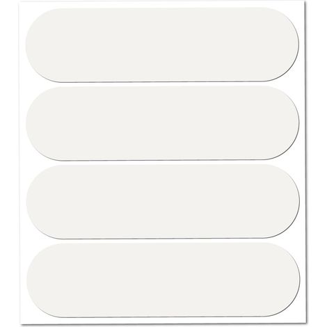 Kit 4 Autocollants Réfléchissants Blancs Argentés, Bandes Homologuées FR, Adhérence Optimisée, Pour Casque Moto Et Vélo