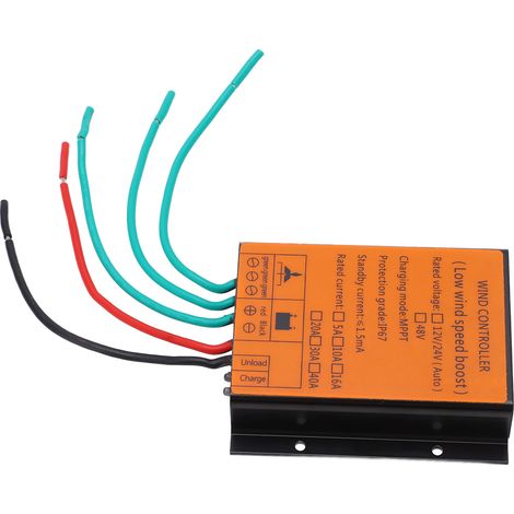 Windkraftanlage, 48-V-MPPT-Laderegler, LED-Ladegerät, 300-W-Netzteil, Laderegler (1/5)