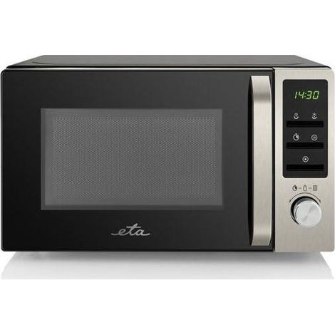 Eta Mirello four micro-ondes noir et argent 20 litres