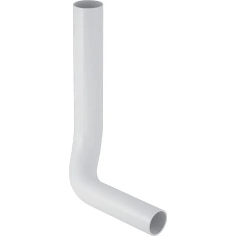 Geberit codo de descarga 90°, 28 x 21 cm, acodado a la izquierda: d=50mm, A=12cm, blanco alpino, 118125111