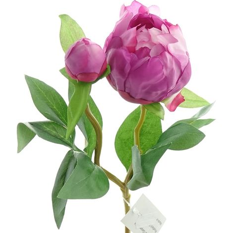 GASPER Pfingstrose - Peonie Cerise lilarosa 45 cm - Kunstblumen