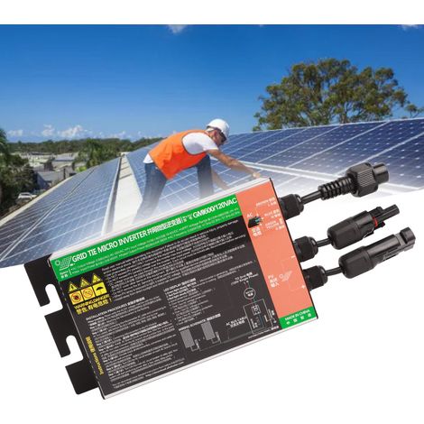 AC120V Solar-Mikronetz-Wechselrichter (MPPT), netzgekoppelter Wechselrichter, 600W reiner Sinus-Wechselrichter. (1/5)