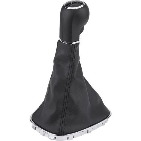 Levier de vitesse avec soufflet en cuir pour Opel Corsa D 2006-2014, pommeau de changement de rapport, housse de protection, numéro OEM 009140093 19276456 (1/5)