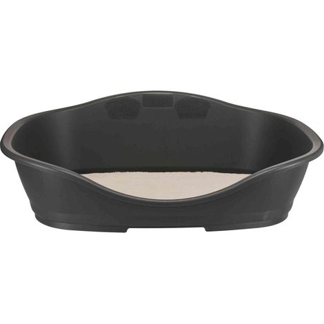Trixie Kerbl Sleepers Cama de Plástico Gris Antracita 118x80x39,5 cm (1/2)