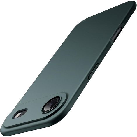 Coque de protection pour iPhone 17 Air avec protection caméra, mat, vert nuit (1/5)