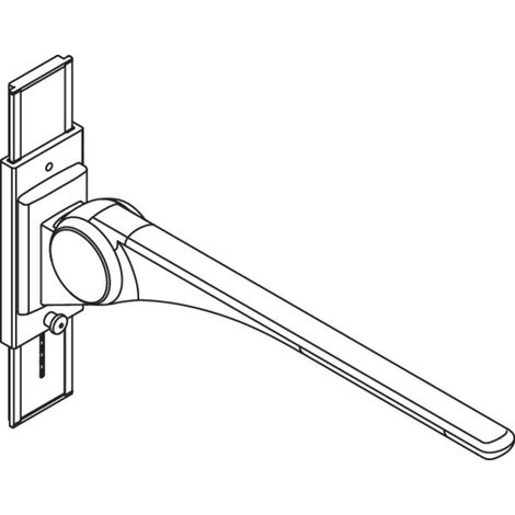 HEWI 802.50.41060 TB Poignée de soutien rabattable Basic, 900 mm (1/2)