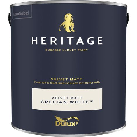 Dulux Heritage Velvet Matt - 2.5L - Grecian White