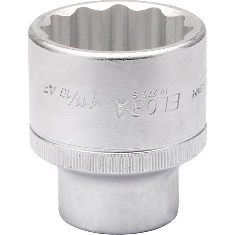 Draper 00583 Elora Bi-Hexagon Socket, 1.11/16"" 3/4"" Sq. Dr. (1/5)