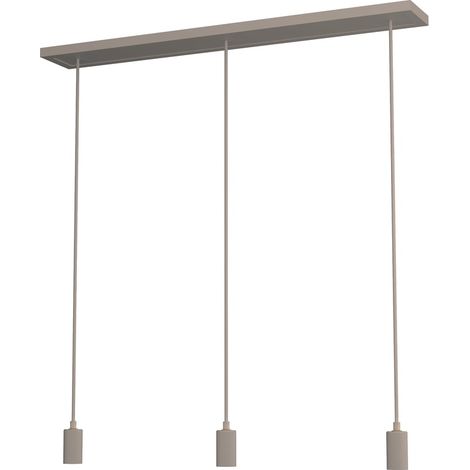 Lampe pendante brun sable Madox 3-lumière - SG-70667