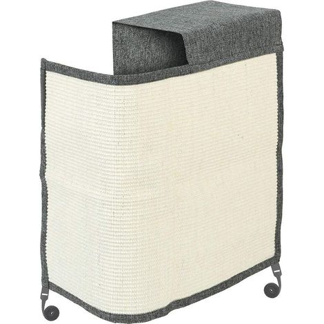 tapis Griffoir Chat - 50 X 60 Cm Protection Ct Gauche Canap Meuble Sol Mur - Tapis En Sisal Et Lin Adapt Pour Chaton Chien (1/5)