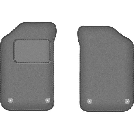 Alfombrillas delanteras para MG F/TF coupé y cabrio (1995-2005), color grafito. (1/5)