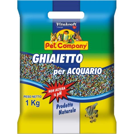 ghiaietto colorato per acquari - 1 kg. - vitakraft