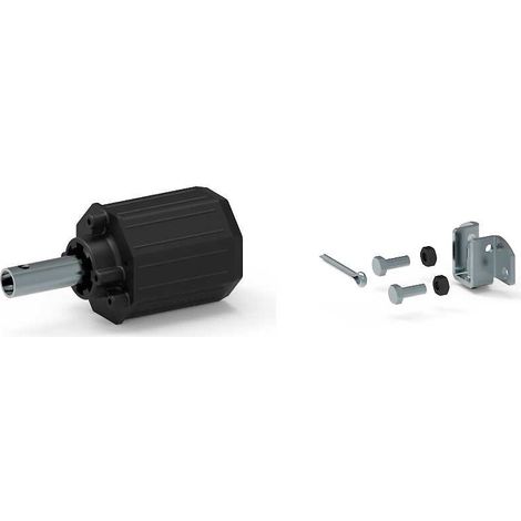 Slid'Up By Mantion – Embout d'axe pour tube octogonal 60 mm – Support inclus – Longueur 94 mm – Capacité 8 kg – Tube Ø16 mm