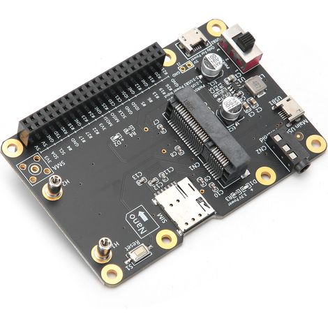 3G/4G LTE HAT für Raspberry Pi 4/3/2/B+ mit USB-Anschluss und SIM-Kartensteckplatz