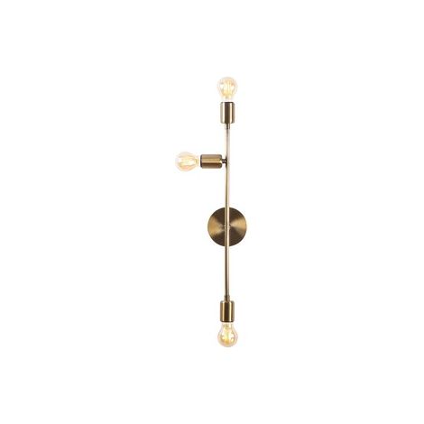 Aplique de pared, metal , vintage, 15x15x65, casquillo 3 x E 27 Max 40 W