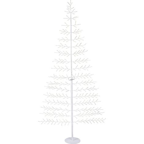 Árbol cónico 2D Tiglio 210 cm 348 microLED luz cálida IP44