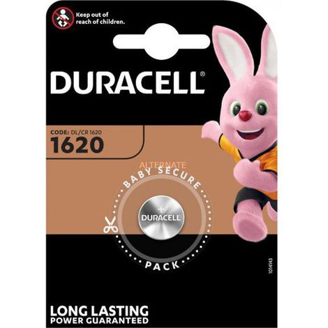 Duracell DL1620 Batterie Bouton Lithium 3V Métallique