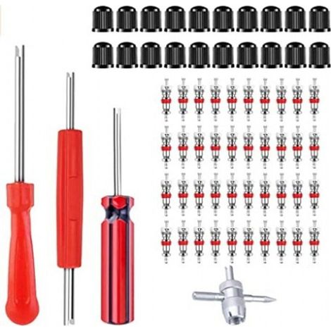 Outil de Valve de Pneu Démonte Valve Pneu Valve Core Remover pour Voiture Réparation pour Vélos Motos Les Voitures Camions (1/4)