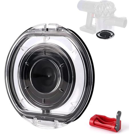 Compatible avec le couvercle de remplacement de la boîte à poussière Dyson V6 DC58 DC59 DC61 DC62 DC72 DC74, couvercle de plaque de base, couvercle de remplacement SV03 SV07 SV09 avec joint annulaire (1/5)
