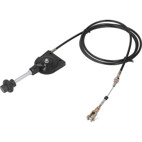 Câble de Commande D'accélérateur D'Excavatrice 2.5 M/8.2ft Câble D'accélérateur de Commande de Carburant en Acier Inoxydable PU pour Excavatrice EX230 EX230 (1/5)