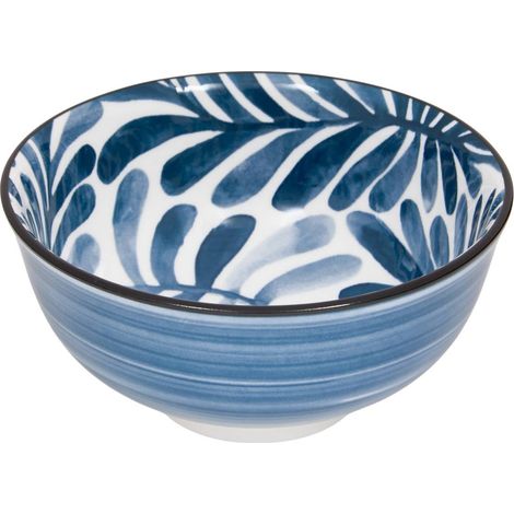 Umami-Schale D11cm blaues Blatt - Atmosphera créateur d'intérieur