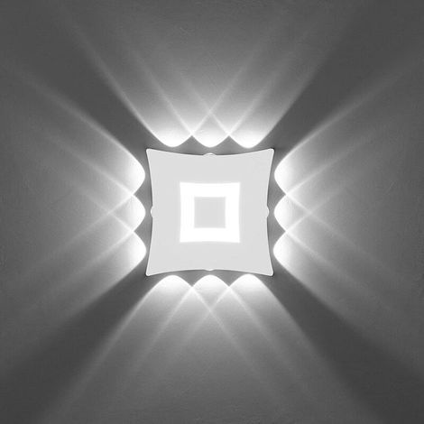 Moderne 18-W-LED-Wandleuchte, IP65 wasserdicht, Aluminium, für den Innen- und Außenbereich, geeignet für Badezimmer, Wohnzimmer, Schlafzimmer, Flur, Treppenhaus, Eingangsbereich, Veranda – weißes Lich (1/5)