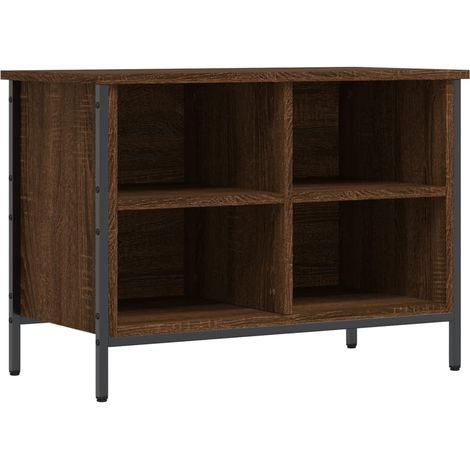 Scarpiera mobiletto portascarpe mobile per ingresso/corridoio/soggiorno 69 x 35 x 50 cm legno ingegnerizzato marrone 020021647